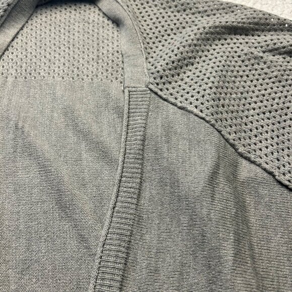 Apt. 9 Womens Gray Acrylic Open Cardigan 1X - Picture 2 of 6